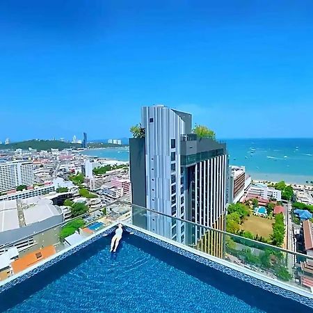 Central Pattaya - Sea View Large Balcony Condo With Infinity Pool Bagian luar foto