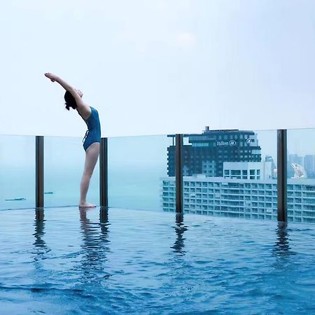 Central Pattaya - Sea View Large Balcony Condo With Infinity Pool Bagian luar foto